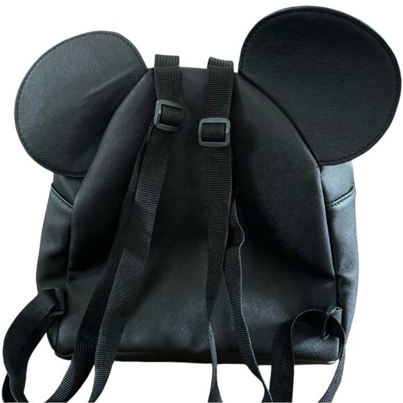 Minnie Mouse Mini Backpack Purse Black Pink - Picture 3 of 7